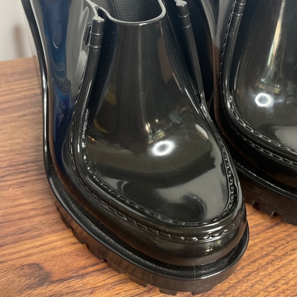 MELISSA PANAPANA MULE Black 90s Platform Office Siren Rachel Green size 5 - Picture 6 of 15